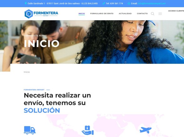 Presentación de la nueva web