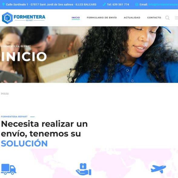 Presentación de la nueva web